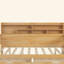 Lit de jour en bois avec tablettes de rangement, lit multifonctionnel avec deux tiroirs de rangement et bureau d'étude-1324601937