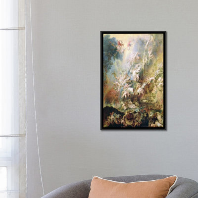 'The Fall of the Damned' by Peter Paul Rubens Print on Canvas
