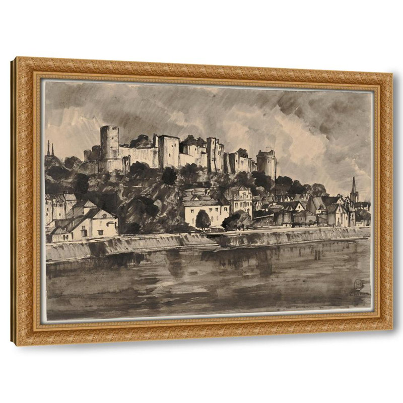 «The Burg Chinon» et «Ufer der Vienne», H 25 po x l 32 po x P 1,5 po
