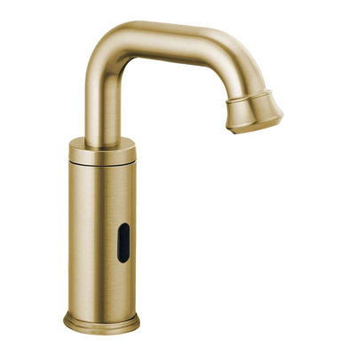 Robinet à capteur de mouvement Gold pour installation dans une salle de bain commerciale