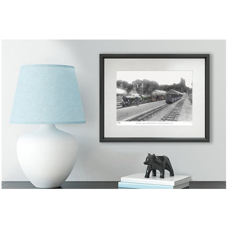 Hythe, And Dymchurch Light Railway 1927 by Francis Frith - Single Picture Frame Print, 40cm H x 50cm W x 2.3cm D