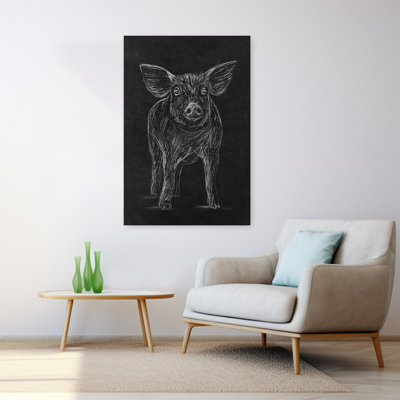 «Farm To Walls Pig», art animalier contemporain