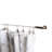 Rogan Stainless Steel Adjustable Double Curtain Rod