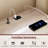  17.7'' W 2-Drawer Nightstand with LED Light and Charging Station-2102635621