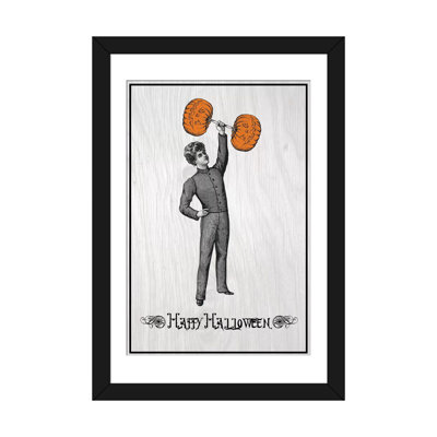 « citrouille strong man », art sur toile tendue