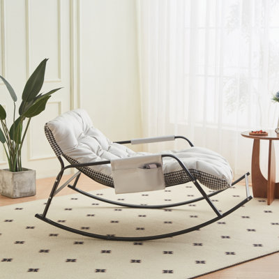 Chaise berçante avec fauteuil coulissant inclinable technique