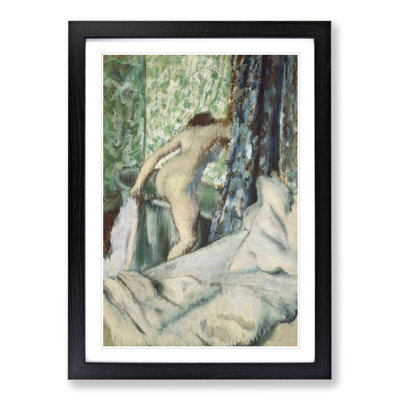 Nude Woman in the Bath by Edgar Degas - Framed Print