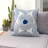 Circles In Blue II Pillow-14144544