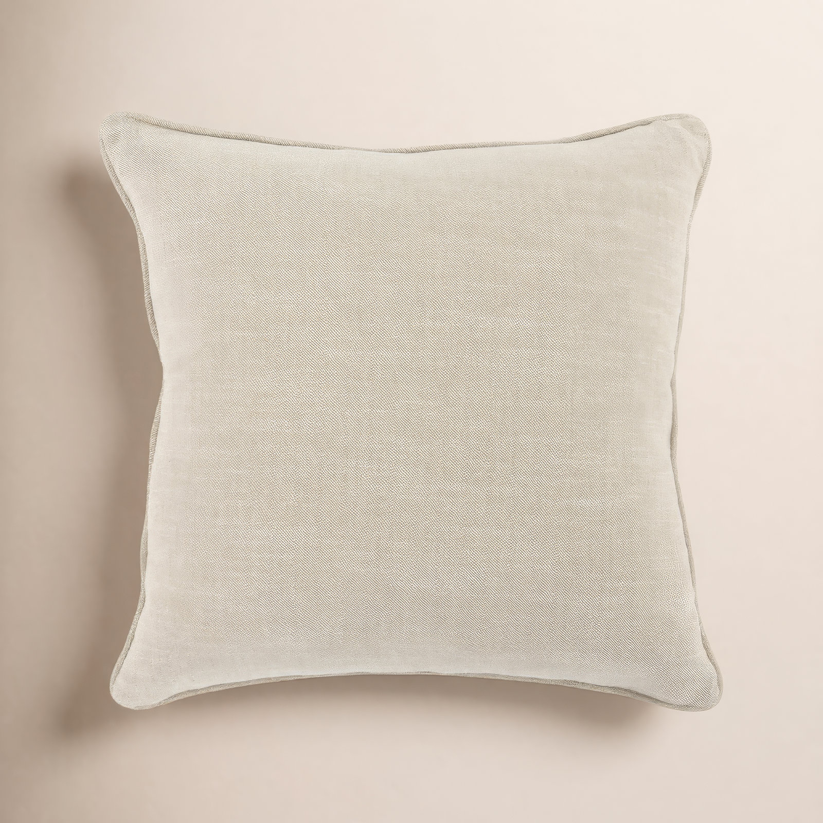 Fiora Cotton Throw Pillow, Thyme Green