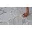 Tapis d'intérieur à treillis crème / beige 7 pi x 10 pi (6 pi 7 po x 9 pi 6 po) Branch Branch Elyra, tapis contemporain, à poils moyens et résistant aux taches-597466533