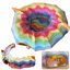 Lit pour chat avec tapis, lit pliable 3 voies, jeu de condos pour chat avec trou de couette, balle amusante, intérieur, extérieur, cachette douce, aire de jeu pour chat