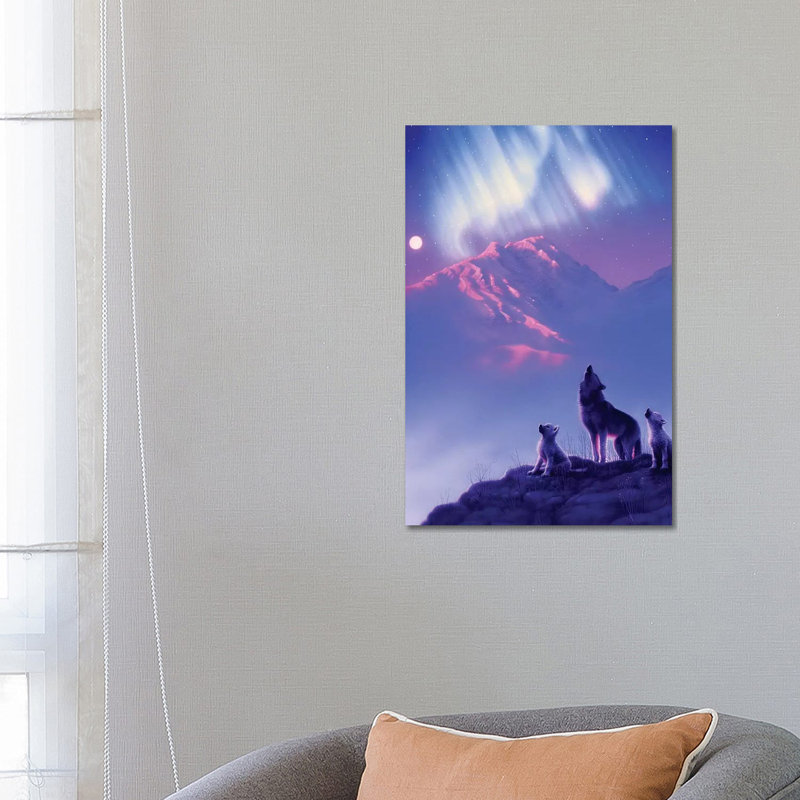 Moon Song by Kirk Reinert - Wrapped Canvas Gallery-Wrapped Canvas Giclée, 66.04 cm H x 45.72 cm W x 3.175 cm D