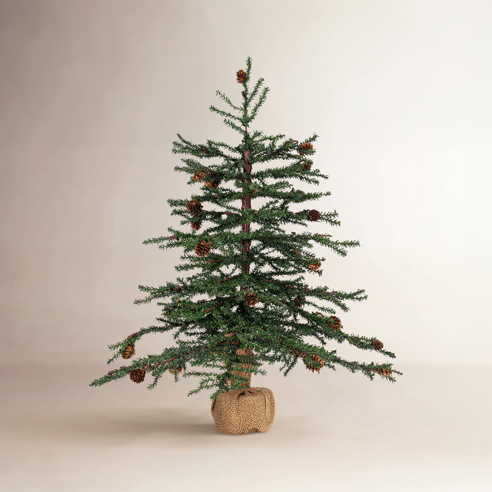 Eastport Pre-Lit Pine Christmas Tree, 2' H, Unlit