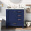 Meuble-lavabo simple 30 po avec plateau Pantilimon-813036447