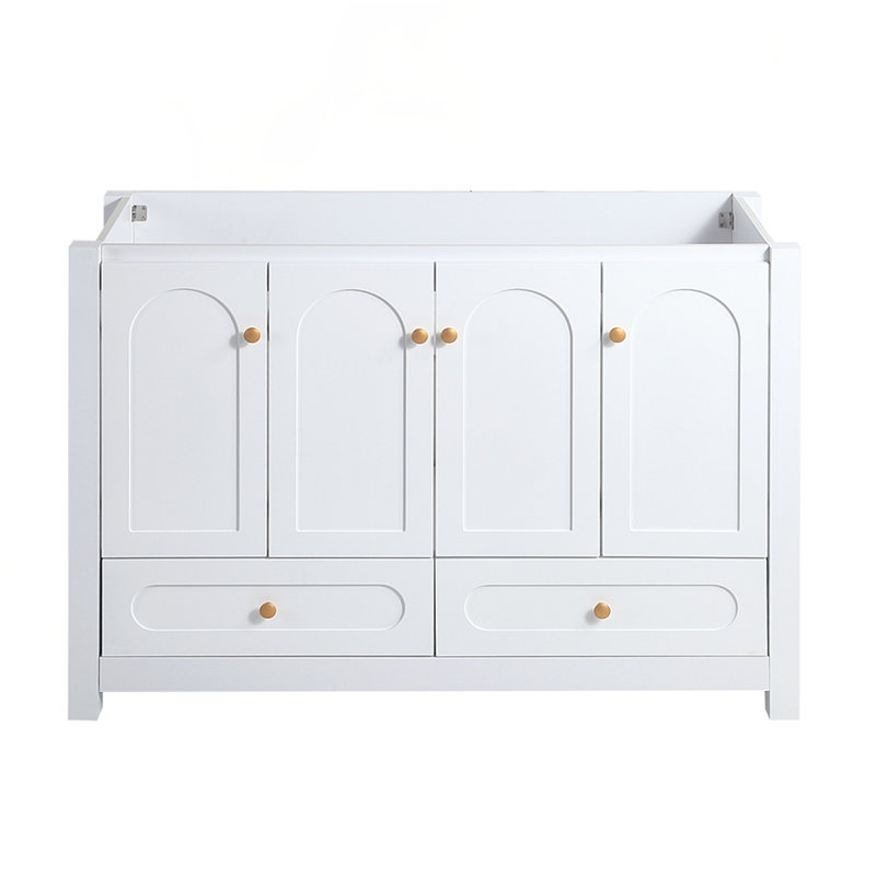 Meuble-lavabo blanc 8 po sans lavabo, Blanc