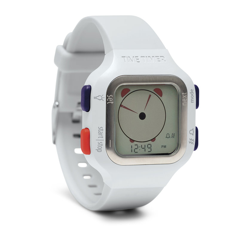 Time Timer Time Timer Watch, Small, Arctic White