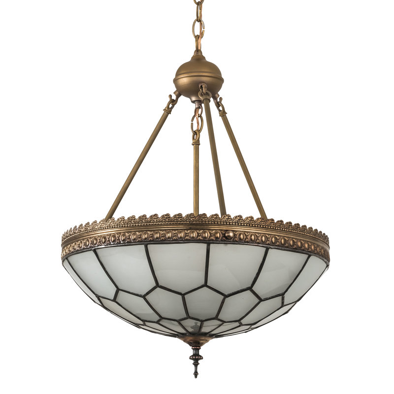 Dunwall Glass Semi Flush Mount