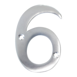 Brass Surface Mount House Number