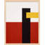 Composition With Yellow 4 Print by Robert Kamnatnik-951042213-951042232