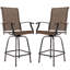 Tabourets de bar pivotants 2 pièces Caldean