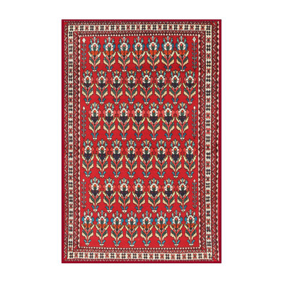 Tapis de style oriental rouge
