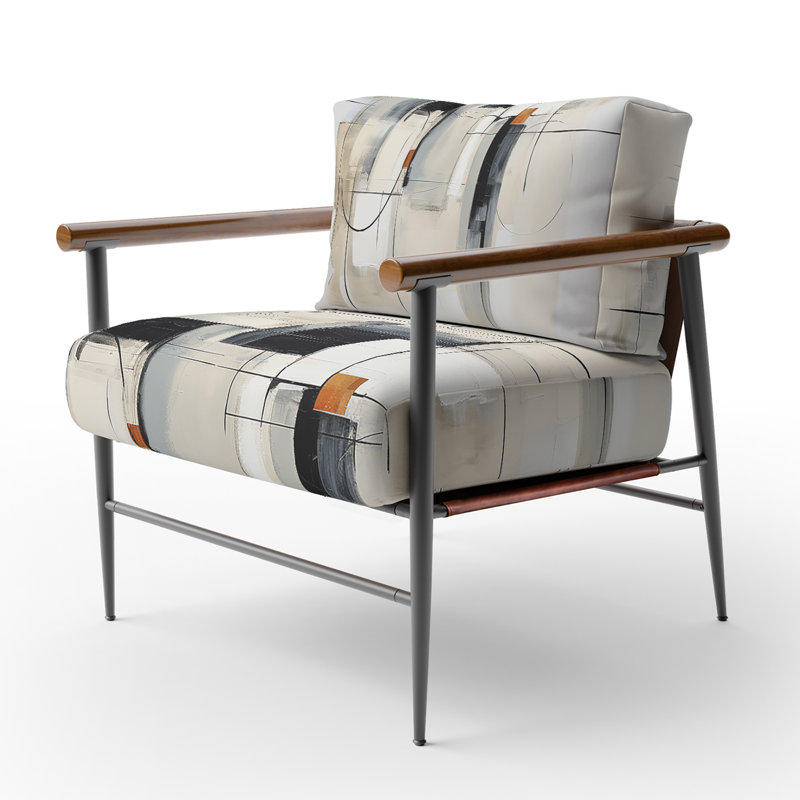 Fauteuil d'appoint Crotzer, Noir, noir, noir, noir