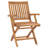 Teak Patio Chair with Cushions-233902361