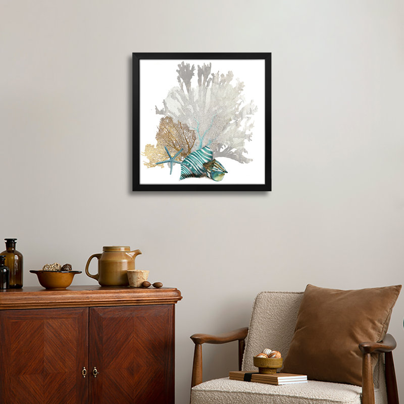 Coral IV, affiche encadrée de qualité supérieure par Aimee Wilson, H 24 po x l 24 po