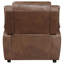 Fauteuil luxueux rembourré brun foncé Worthington