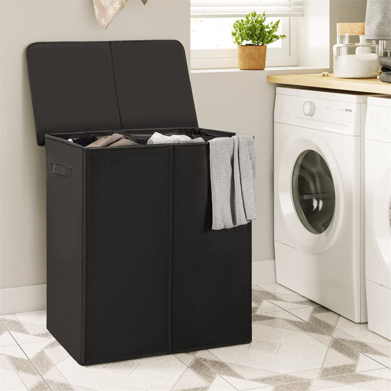 Laundry Sorter with Handles, Black