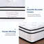 Matelas, matelas hybride, ressorts ensachés individuellement, fermeté moyenne-536763207-536763205