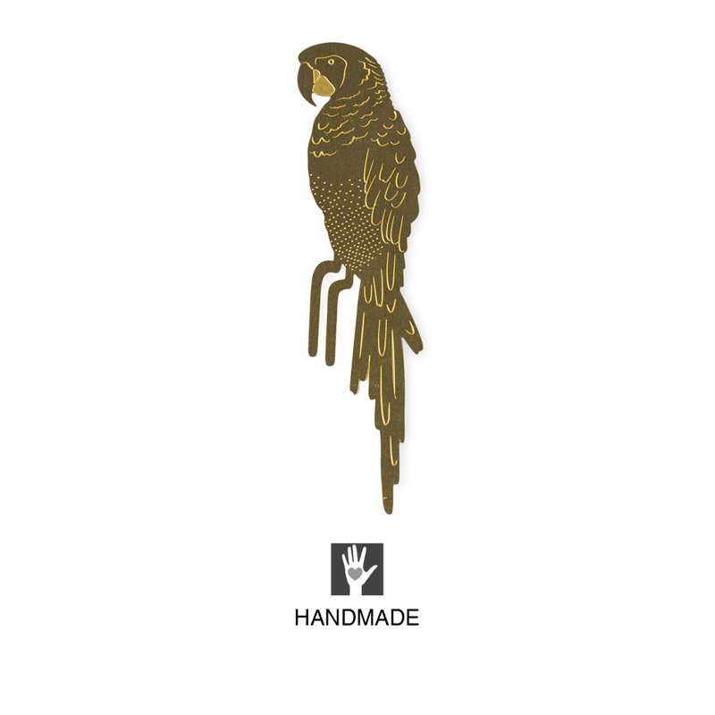Brass Tropical Birds Plant Pals