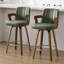 Tabouret de bar et de comptoir pivotant 26 po avec accoudoirs-1133355897-1113464002
