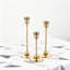 Ensemble de porte-chandelles élégants pour chandelles coniques, centre de table décoratif pour la salle à manger, le mariage, Noël et la pendaison de crémaillère-944530848-944530849
