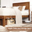 Solid Wood Bed