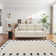 Edgell 4-Piece Classic Nailhead Trim Sofa Set With Multi-Functional Ottoman