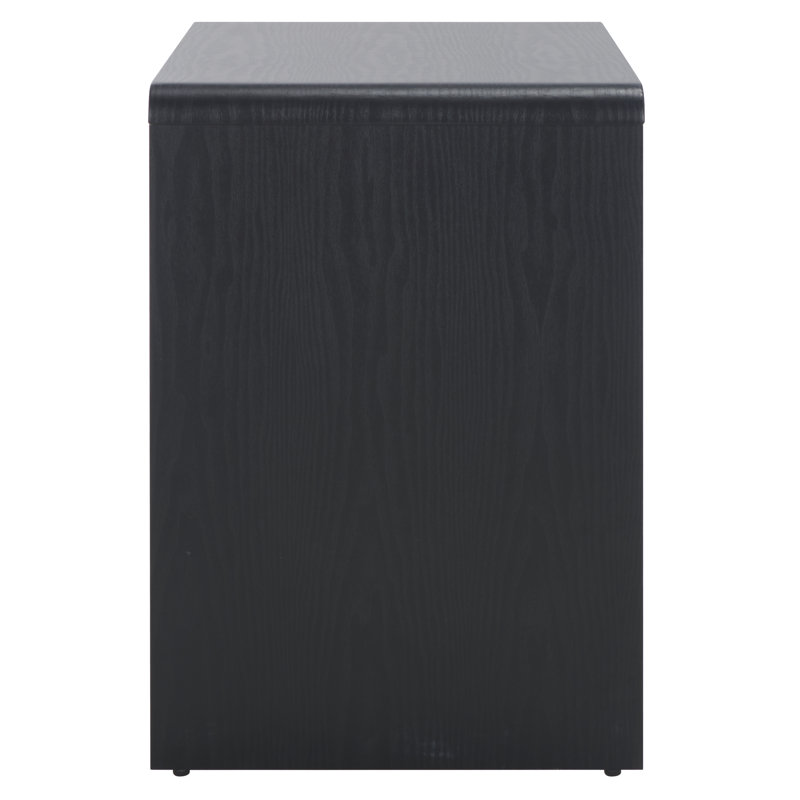 Arsenio 1 Drawer Nightstand, Black