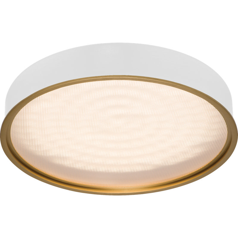 Rifet LED Flush Mount, Matte White