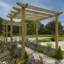 2.7m x 2.4m Solid Wood Pergola