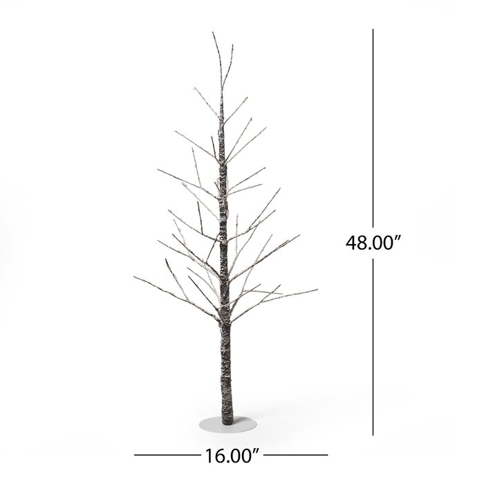 The Holiday Aisle® Collbran 48'' Lighted Trees & Branches & Reviews ...