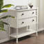 Commode décorative intrigante à 2 tiroirs avec des caractéristiques en bois massif pour le salon, construction à 2 tiroirs, décoration intérieure-1379877233