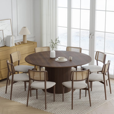 Table de salle à manger en bois massif