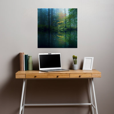 La forêt, paysage contemporain abstrait, art naturel
