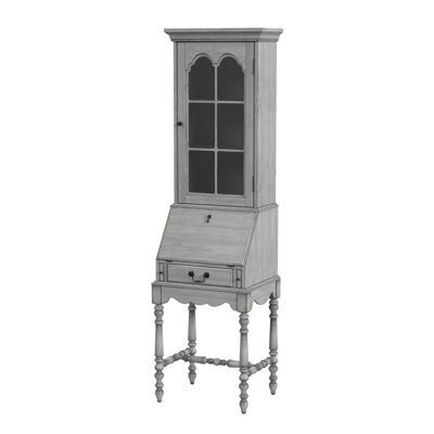 Shaila Solid Wood Secretary Desk