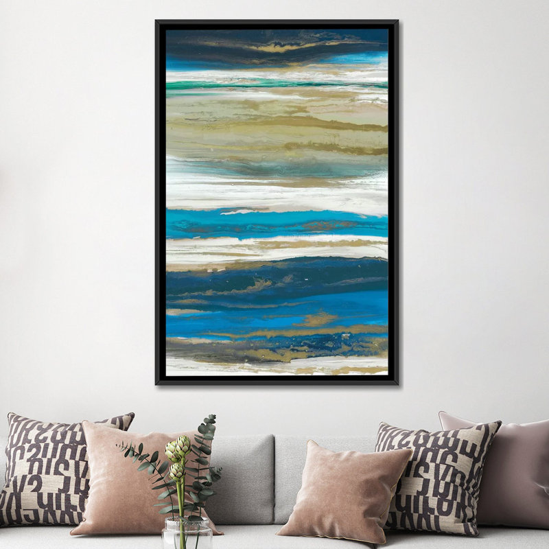 « spring aube », reproduction d’art sur toile, H 26 po x l 18 po x P 1,5 po, Toile avec cadre noir