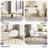 Velvet Accent Chair Vanity Makeup Chairs-1628312060