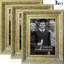 Cadre photo élégant 3 pièces 5 "x 7" doré antique-275694564-275694585-275694586