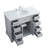 Hermes 42" Single Bathroom Vanity Set-725120332