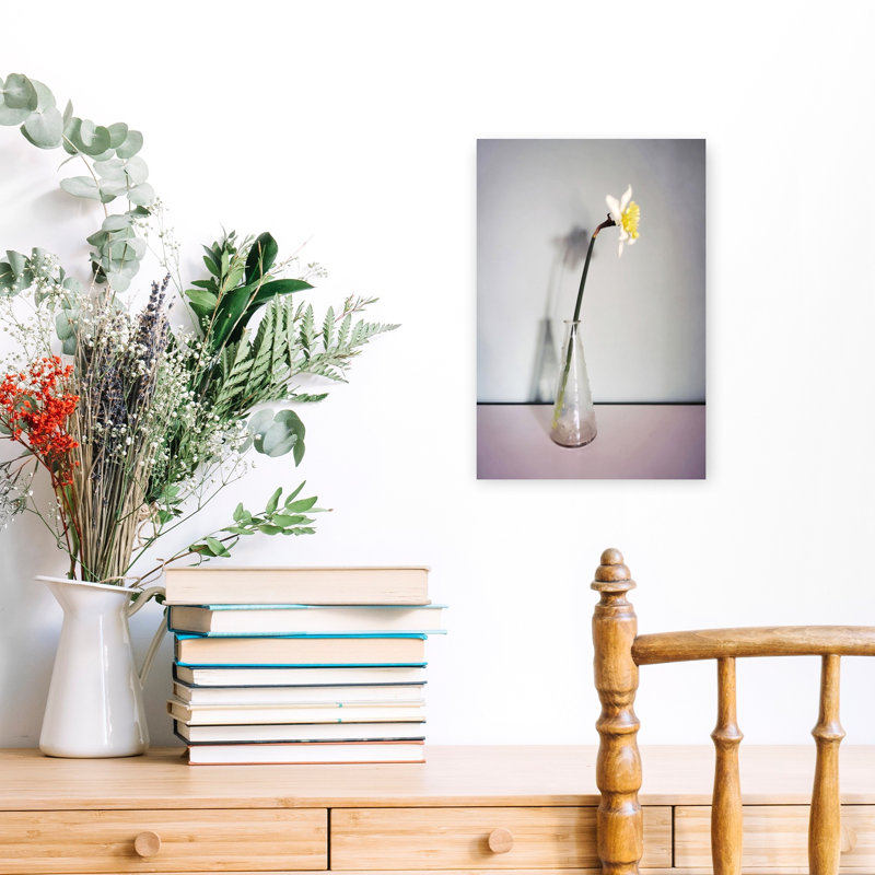 Contemporary Art Elegant Peaceful Contemporary Nature Flower Wall Art by Angelo Cerantola - Wrapped Canvas Print