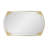 Miroir de coiffeuse doré Kaseta